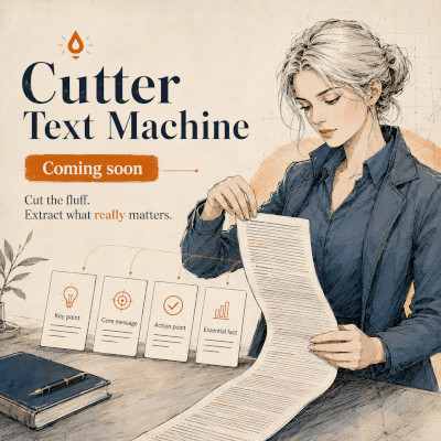 Cutter Text Machine